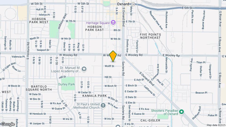 213-223 Wolff St Mapa y Detalles de la Ubicación
