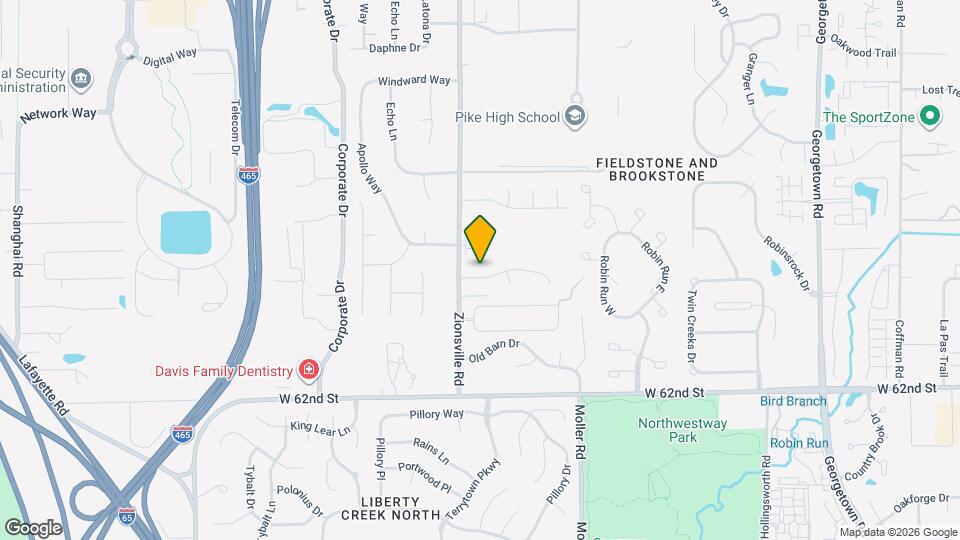5538 N Meadow Dr Map and Location Details