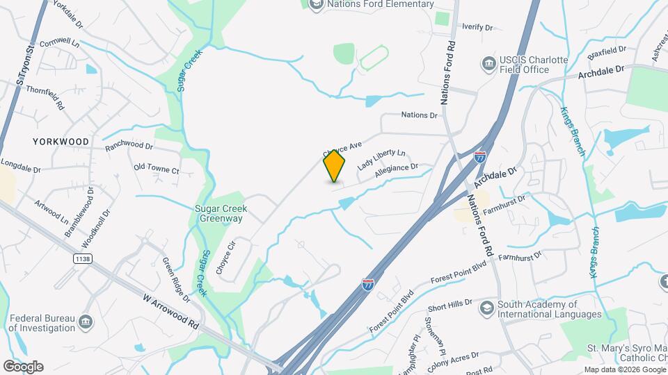 1346 Allegiance Dr Map and Location Details