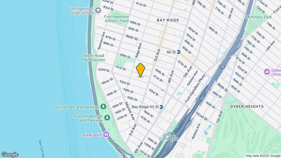 243 92nd St Map and Location Details