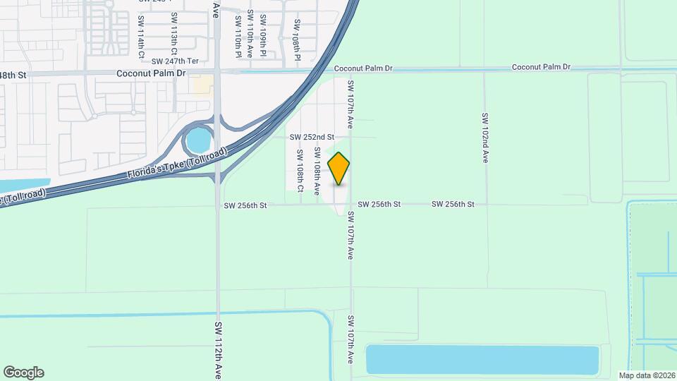 25511 SW 107th Ct Map and Location Details