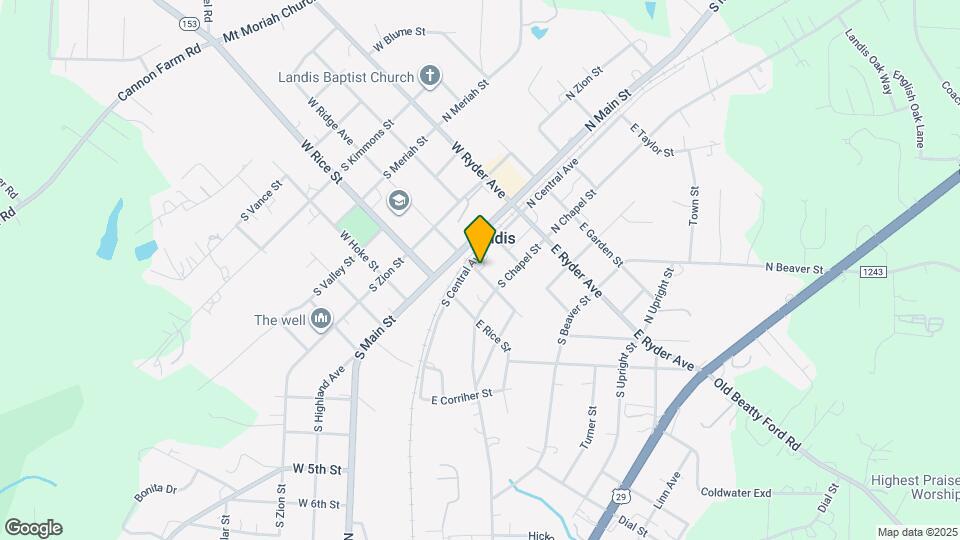 209.5 E Ridge Ave Map and Location Details