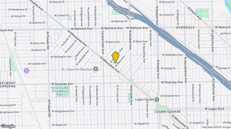 2914 N Allen Ave, Unit 3 Map and Location Details