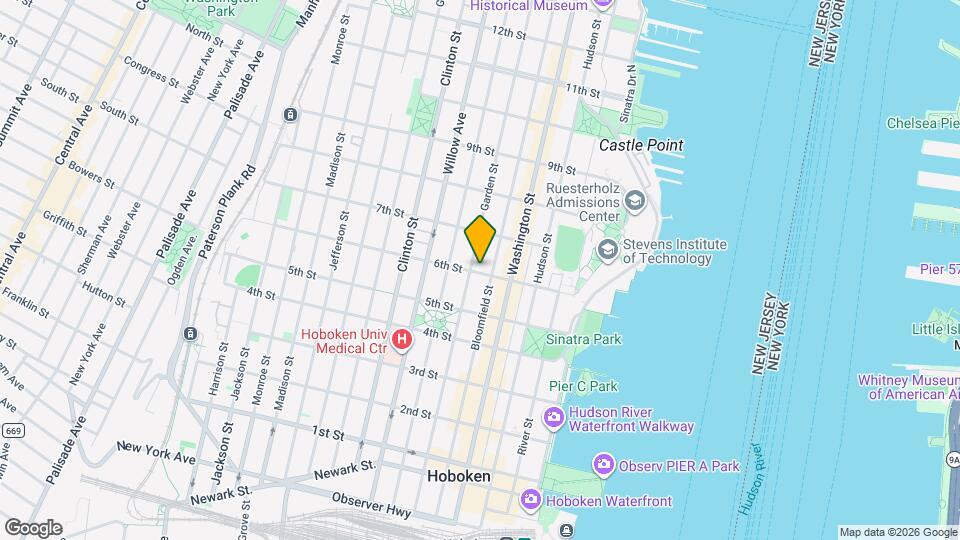 164 6th St Map and Location Details