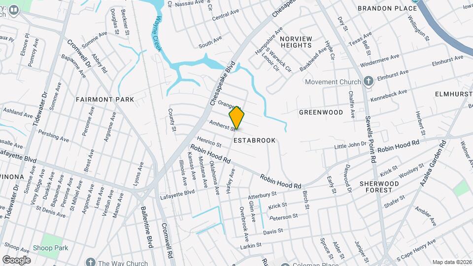 3701 Amherst St Map and Location Details