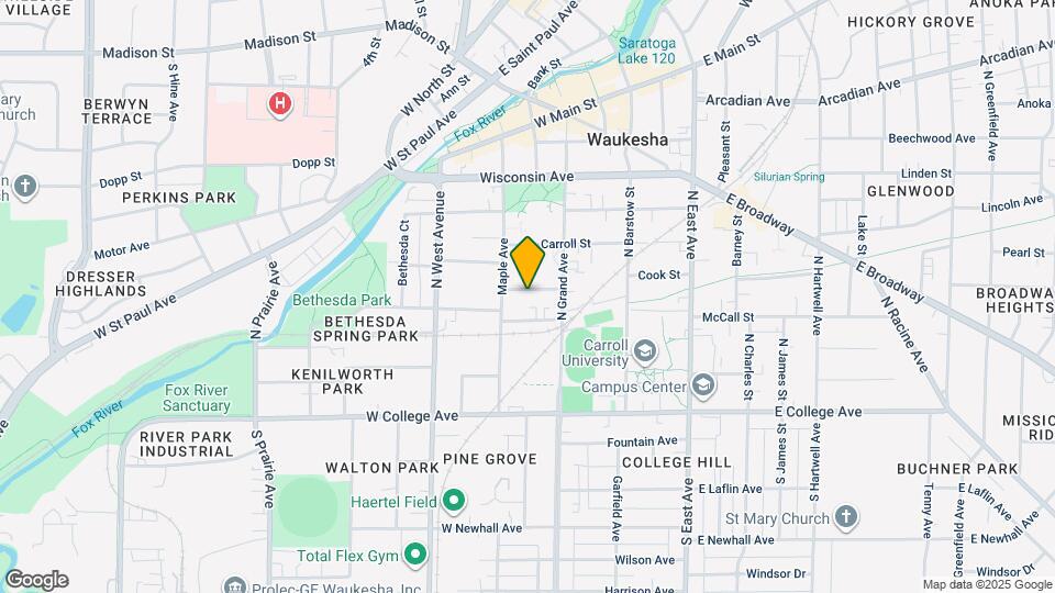 327 Arlington St Map and Location Details