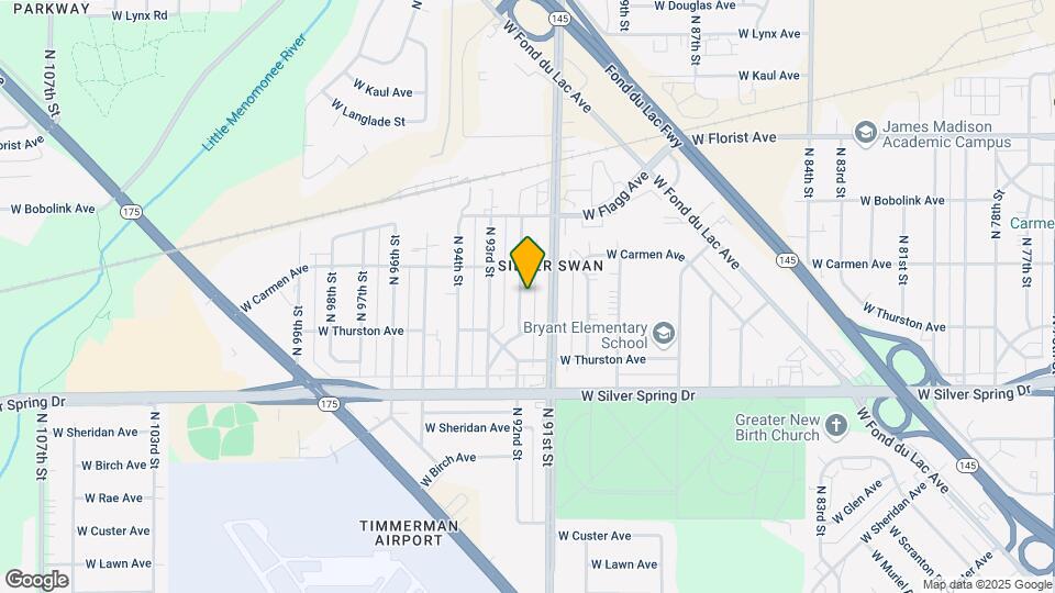 5746 N 92nd St Map and Location Details