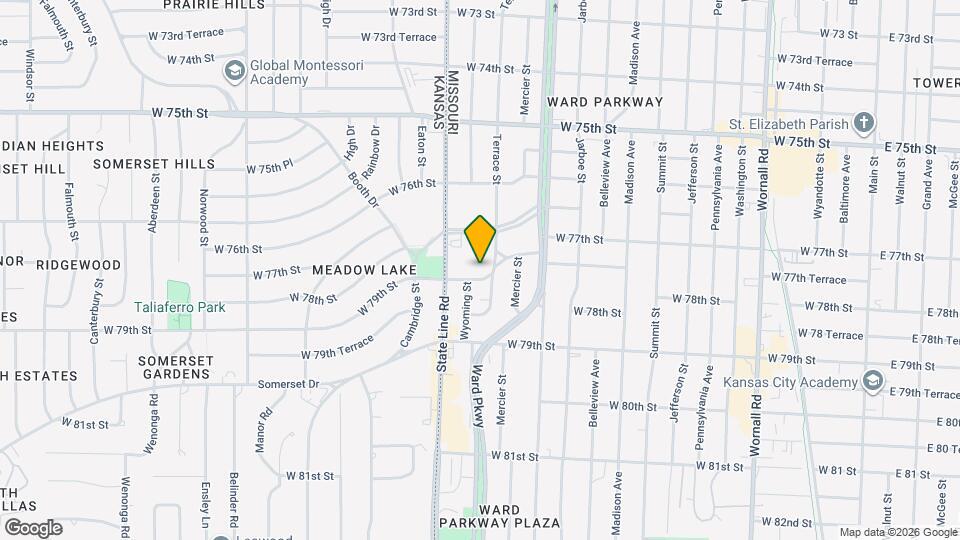 1504 Meadow Lake Terrace Map and Location Details