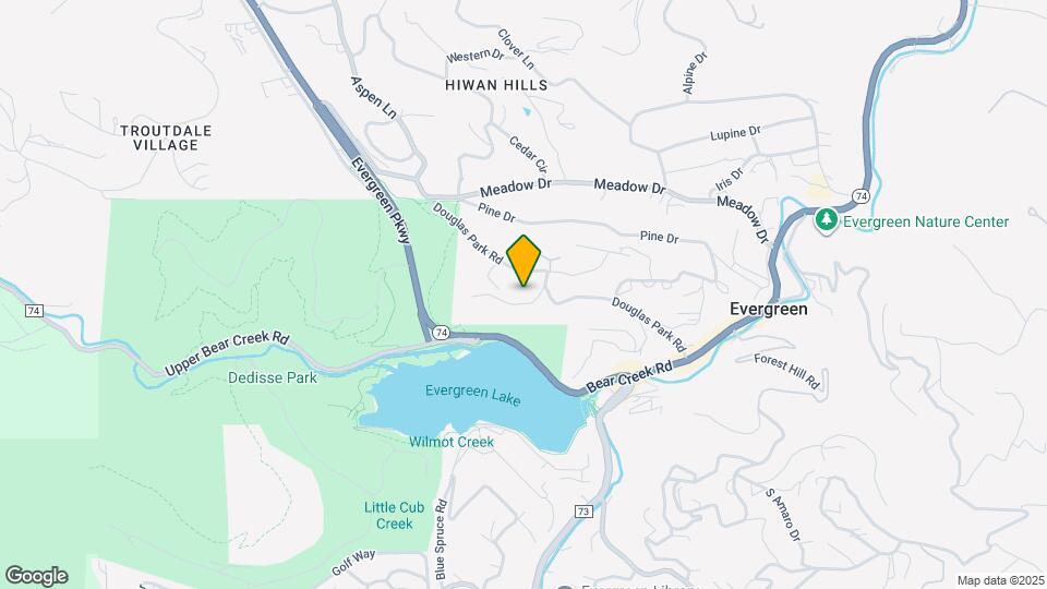 28585 Evergreen Manor Dr Map and Location Details