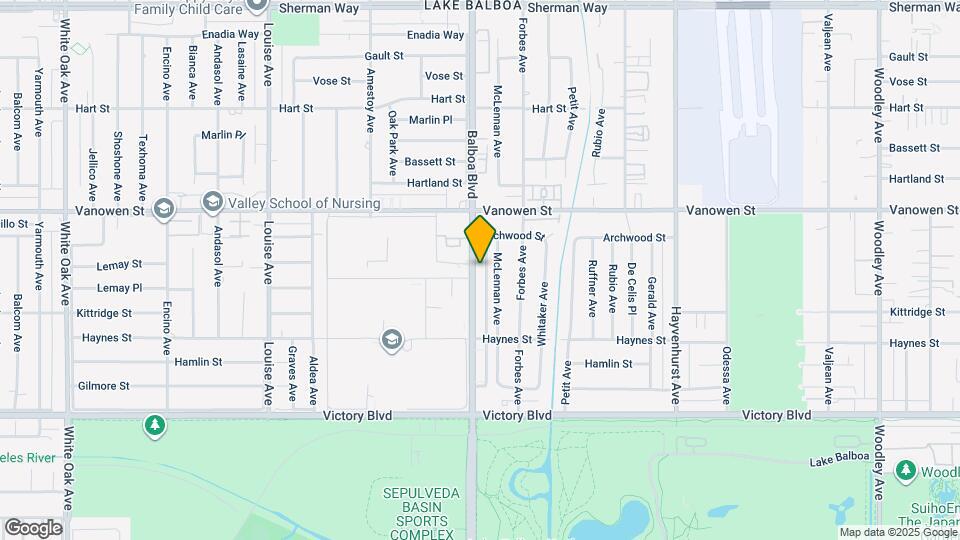6656 Balboa Blvd Residences Map and Location Details