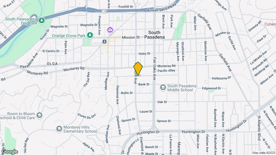 1300-1306 Fremont Ave Map and Location Details