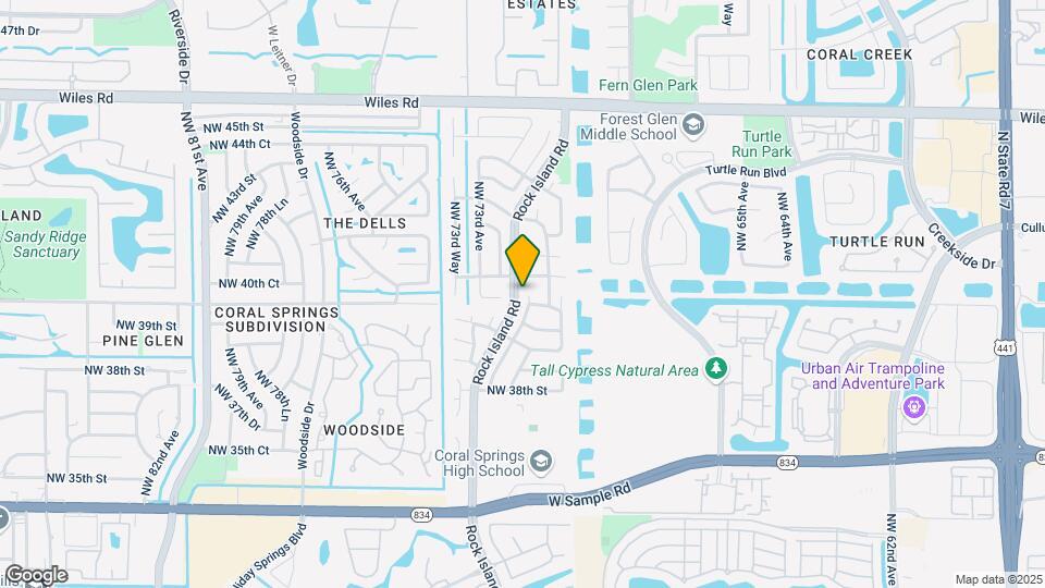 3930 NW 72nd Dr Map and Location Details