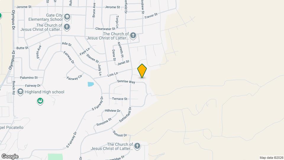 2049 Sunrise Way Map and Location Details