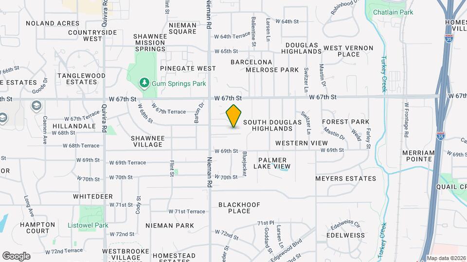 10803 Oasis Ct Map and Location Details