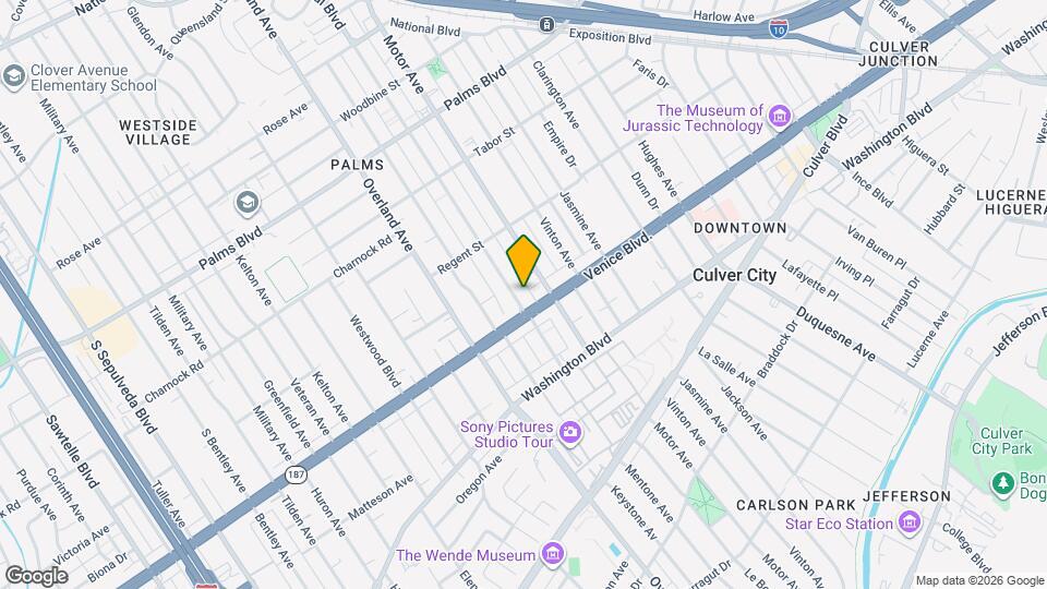 3778 Mentone Ave, Unit 9 Map and Location Details