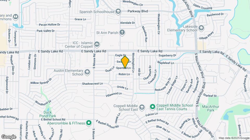 741 Sparrow Ln Map and Location Details