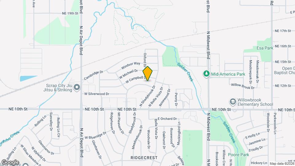 109 W Shadywood Dr Map and Location Details