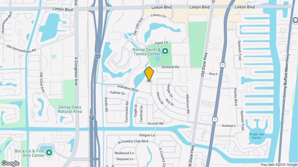 Lake Delray Apartments Map and Location Details