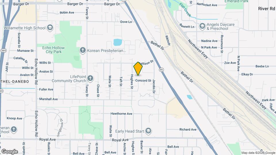 3521 Concord St Map and Location Details