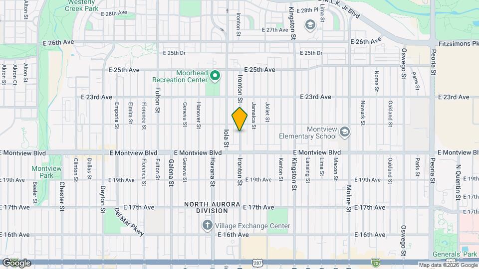 2043 Ironton St Map and Location Details