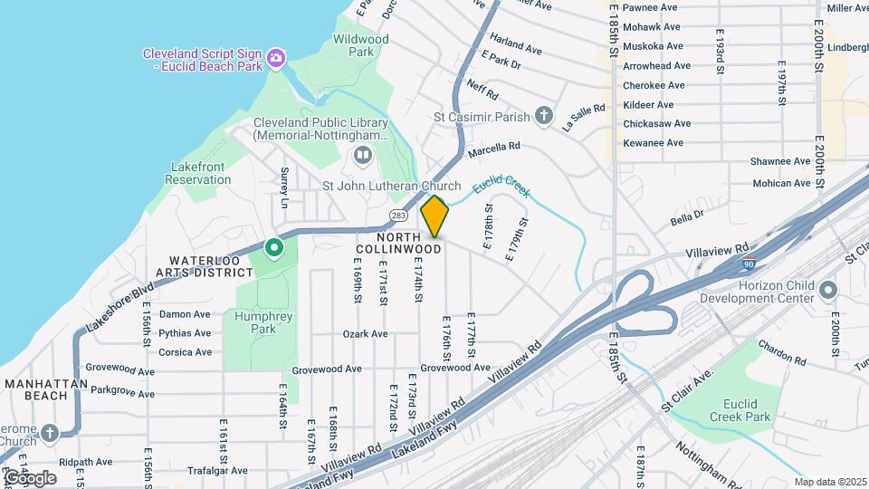 17506 Nottingham Rd Map and Location Details