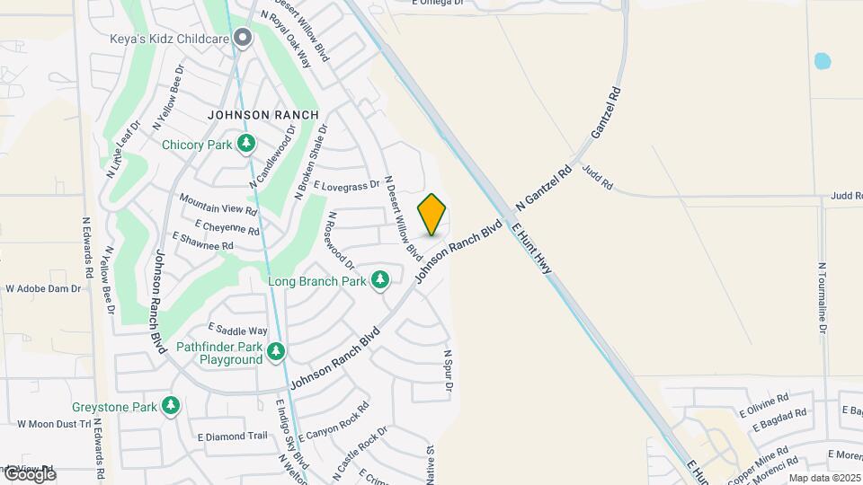 1270 E Palomino Way Map and Location Details