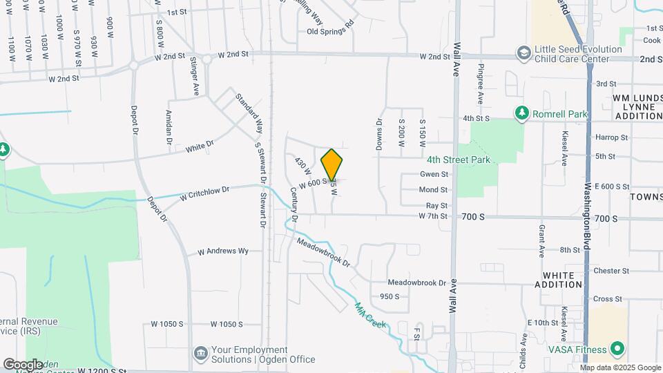 617 S 375 W Mapa y Detalles de la Ubicación