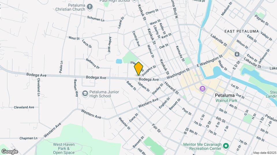 204 Bodega Ave Map and Location Details
