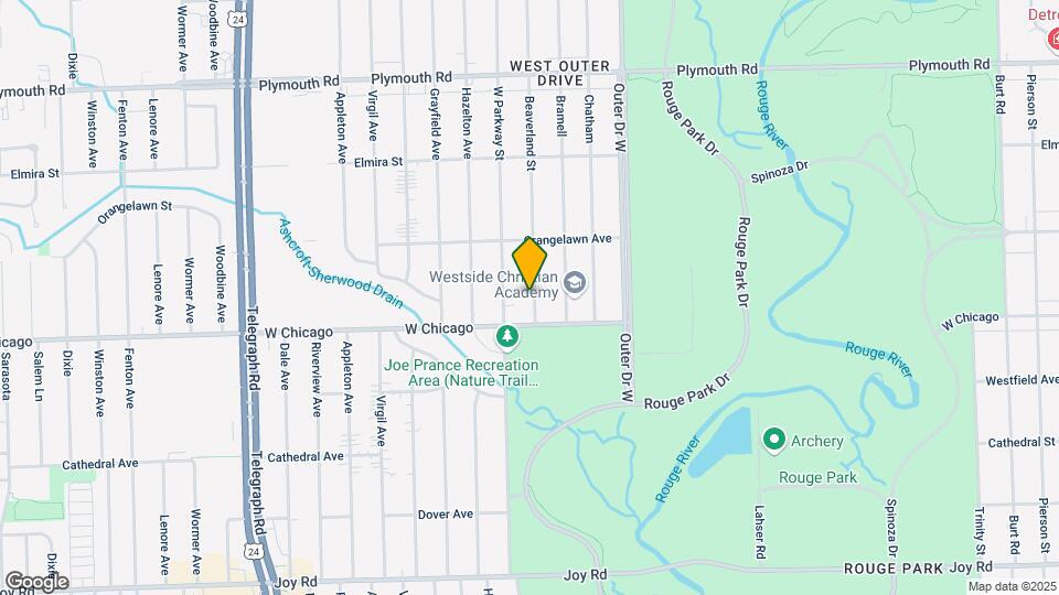 9545 Beaverland St Map and Location Details
