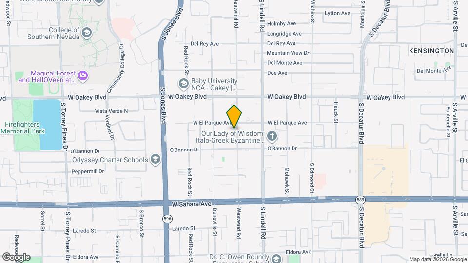 2047 Westwind Rd Map and Location Details