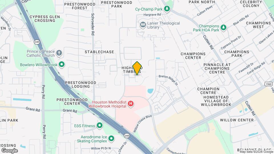 13422 Parkchase Timber Dr Map and Location Details