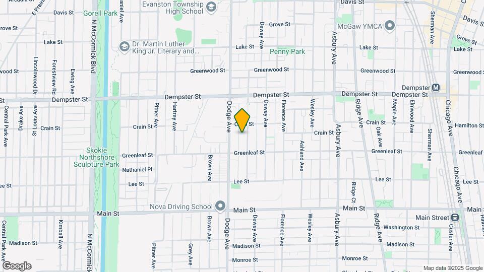 1128 Darrow Ave Map and Location Details