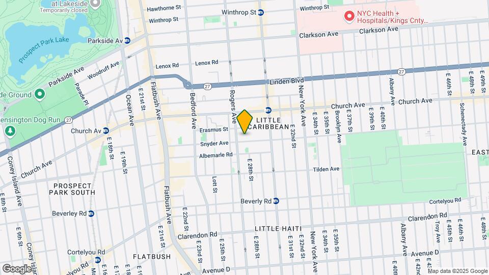 2717 Snyder Ave Map and Location Details