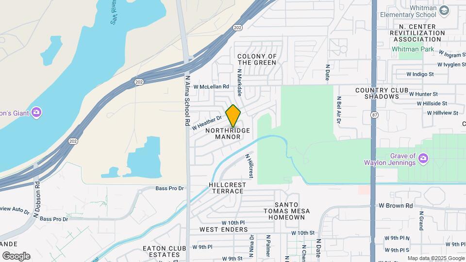 964 W Hackamore St Map and Location Details