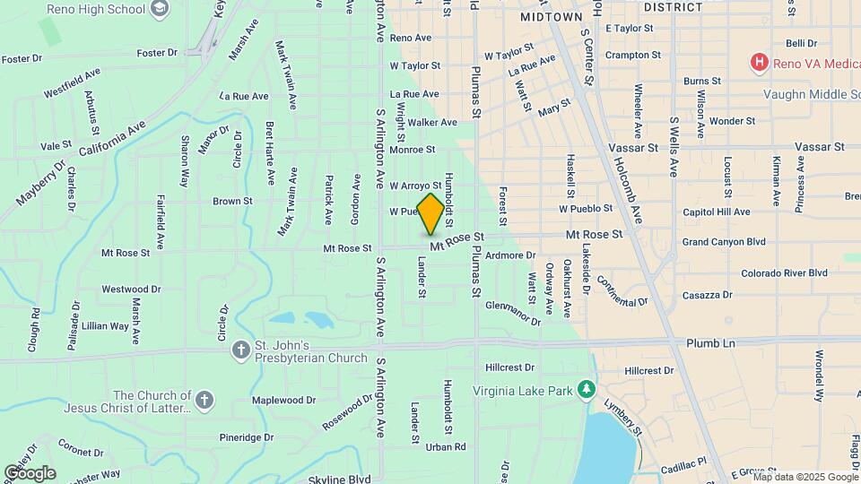 695 Mount Rose St Map and Location Details