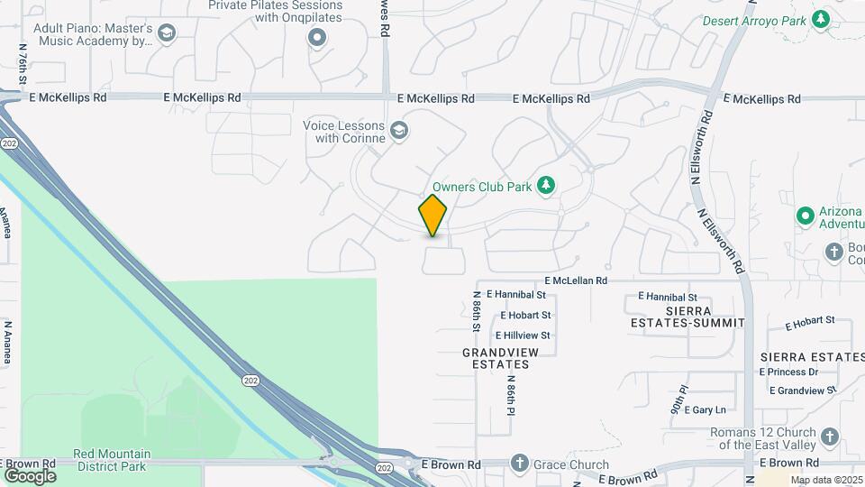8510 E Indigo St Map and Location Details
