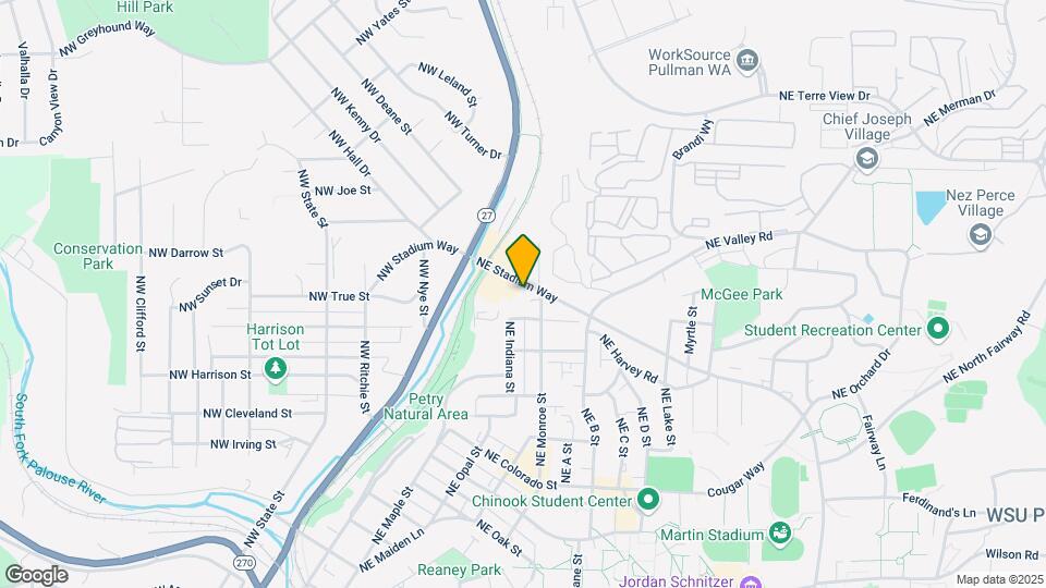 675 NE Stadium Way Map and Location Details