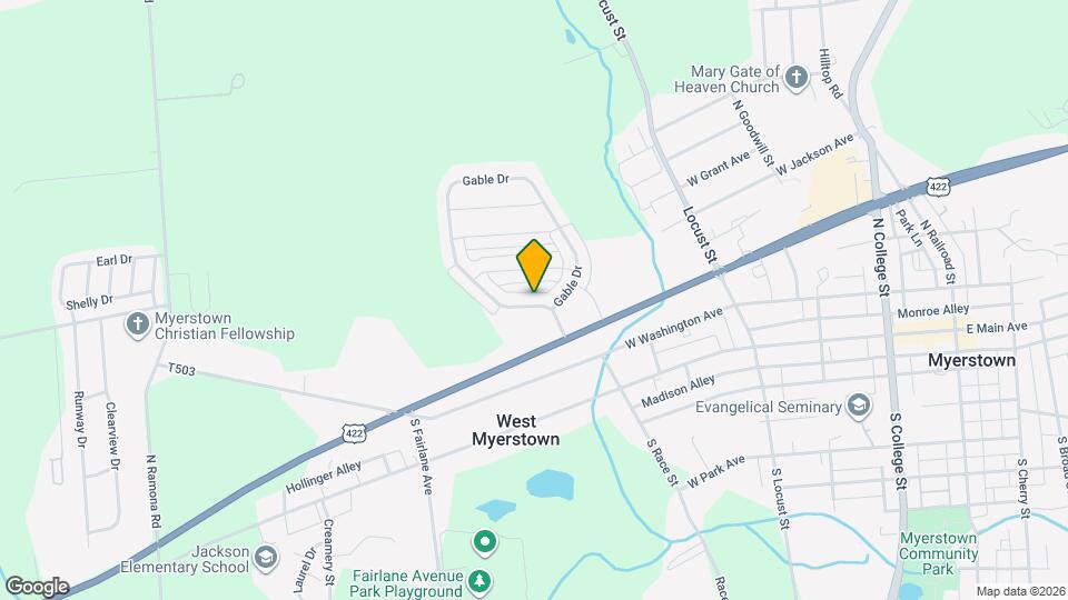 14 Gable Dr Mapa y Detalles de la Ubicación