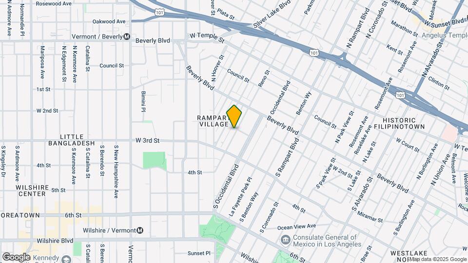 209 S Reno St Map and Location Details