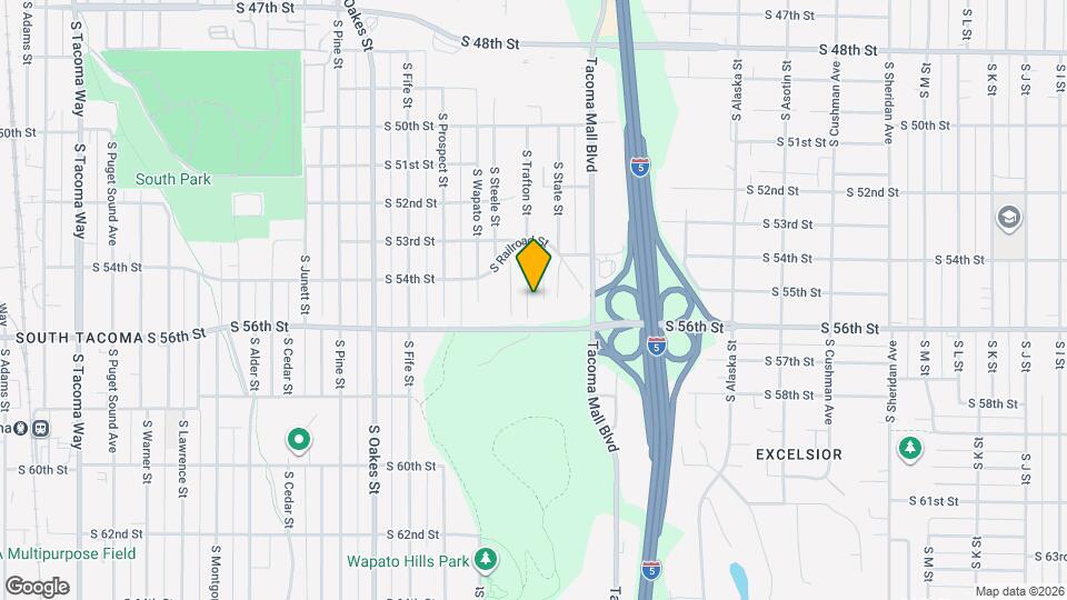 5345 S Trafton St Map and Location Details