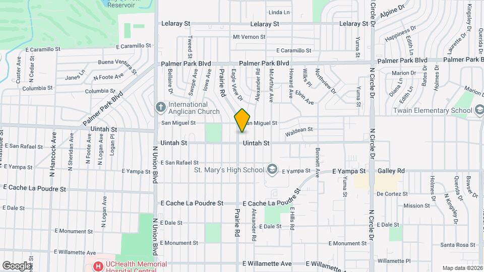 1211 Prairie Rd Map and Location Details