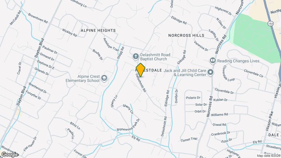 4618 Delashmitt Rd Map and Location Details