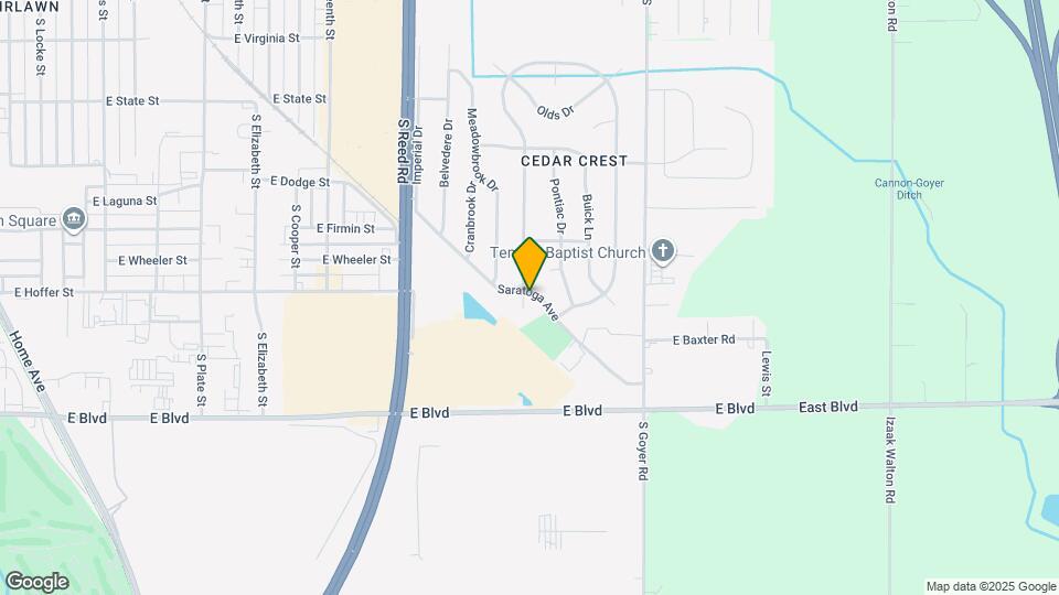 2215 Saratoga Ave Map and Location Details