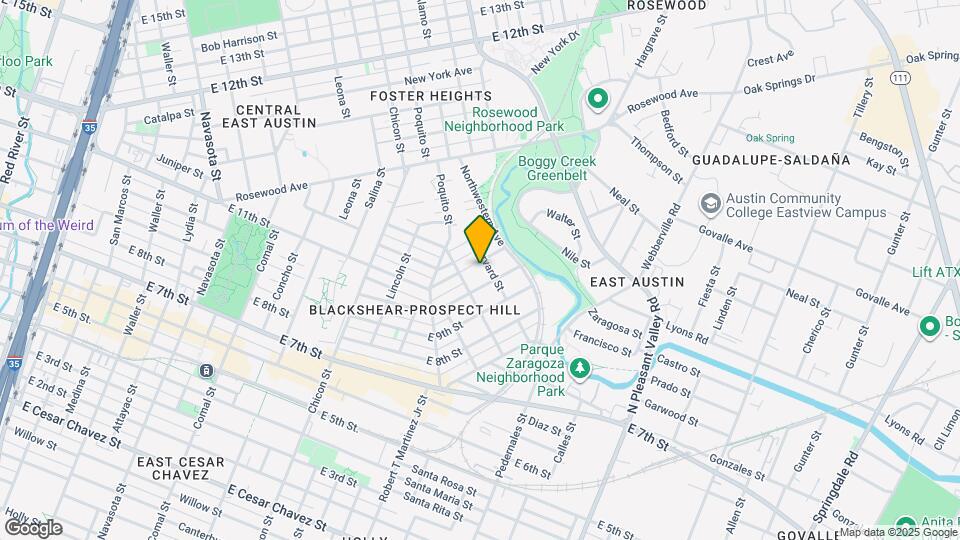 2411 E 11th St Map and Location Details