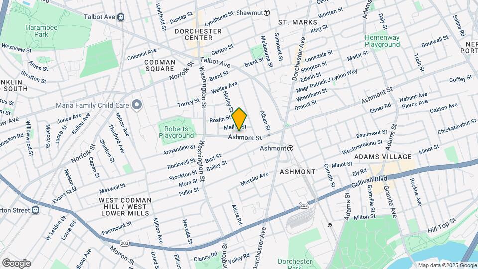 90 Ashmont St Map and Location Details