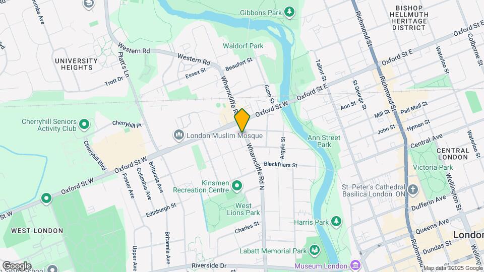 232 Wharncliffe Rd N Map and Location Details