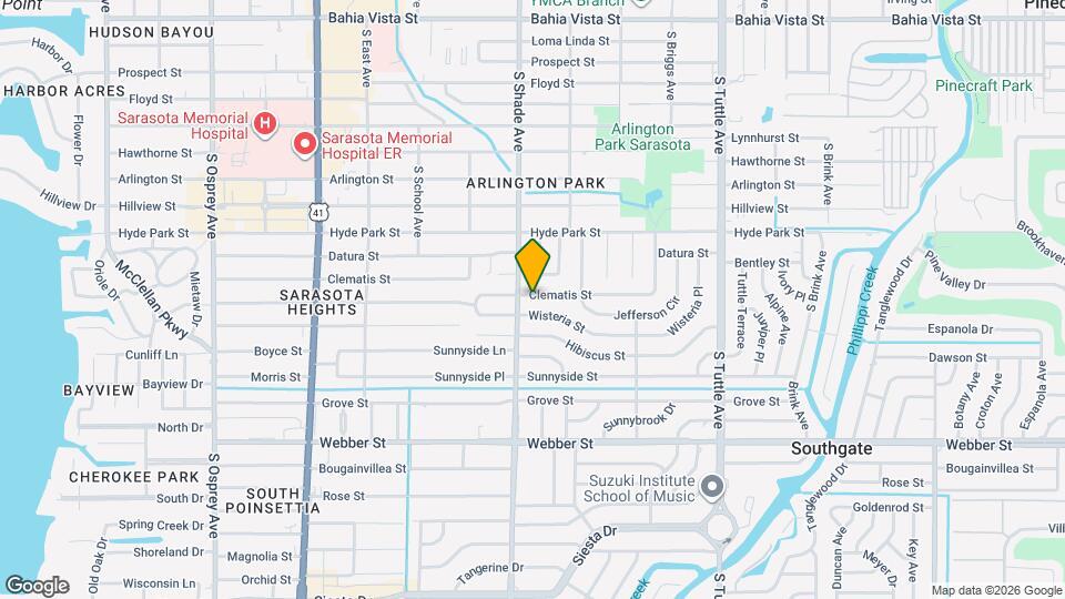 2412 Clematis St Map and Location Details