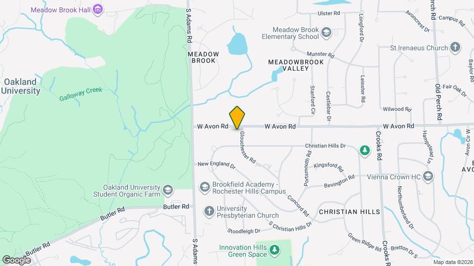 2839 W Avon Rd Map and Location Details