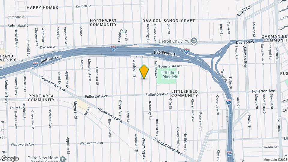 12700 Wyoming Ave Map and Location Details