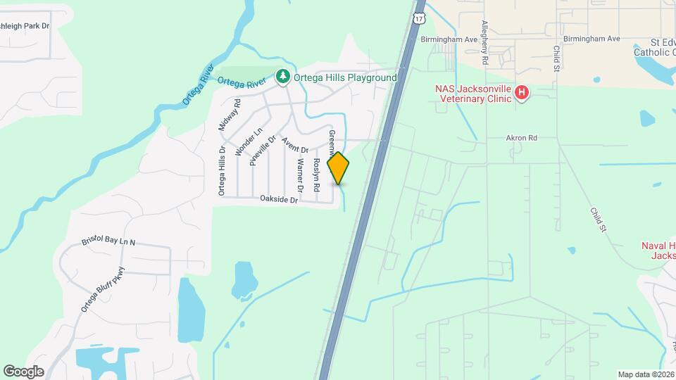 7477 Greenway Dr Map and Location Details